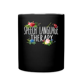 Speech Therapist Therapy Assistant - Tasse einfarbig - Schwarz - Vorne