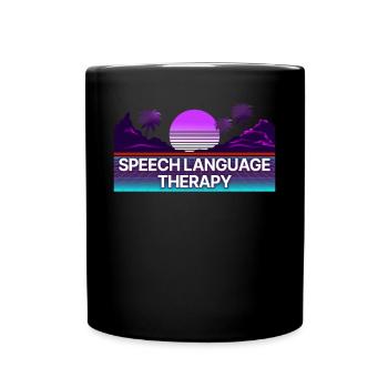 Speech Therapist Therapy Assistant - Tasse einfarbig - Schwarz - Vorne