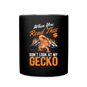 Gecko Cadeau Léopard Gecko - Mug uni - noir - Devant