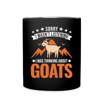 Chèvres Cadeau Chèvre Hôte Chèvre - Mug uni - noir - Devant