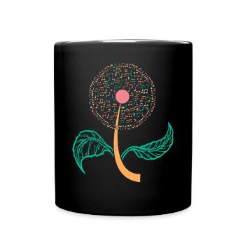 Musician Music Sunflower Music Notes & Clefs I Mus - Tasse einfarbig - Schwarz - Vorne