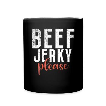 Beef Jerky Gift Beef Jerky Lover - Mug uni - noir - Devant
