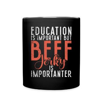 Beef Jerky Gift Beef Jerky Lover - Full Colour Mug - black - Front