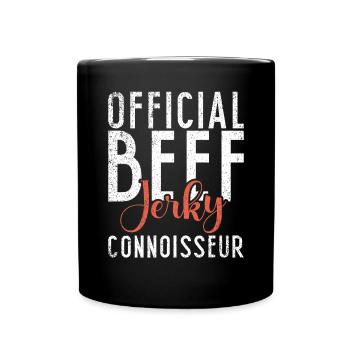 Beef Jerky Gift Beef Jerky Lover - Full Colour Mug - black - Front