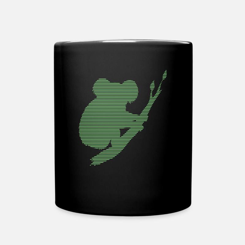 Koala - Tasse einfarbig - Schwarz