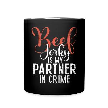 Beef Jerky Gift Beef Jerky Lover - Mug uni - noir - Devant