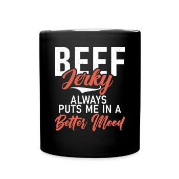 Beef Jerky Gift Beef Jerky Lover - Mug uni - noir - Devant