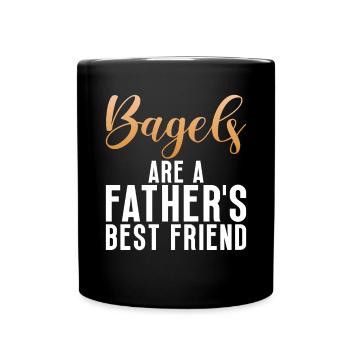 Cadeaux Bagel Bagel Lover - Mug uni - noir - Devant