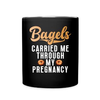 Cadeaux Bagel Bagel Lover - Mug uni - noir - Devant