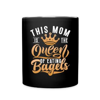 Cadeaux Bagel Bagel Lover - Mug uni - noir - Devant
