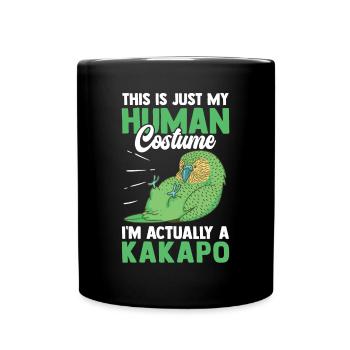 Kakapo juste un costume sans vol kakapo - Mug uni - noir - Devant