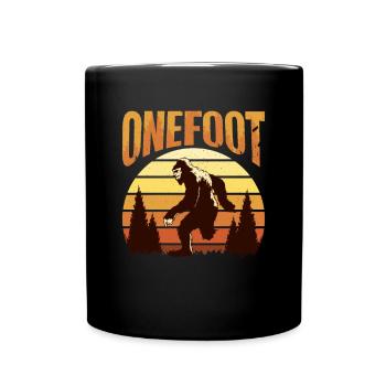 Bow Foot Amputee Wit Leg Prosthetics Design pour - Mug uni - noir - Devant