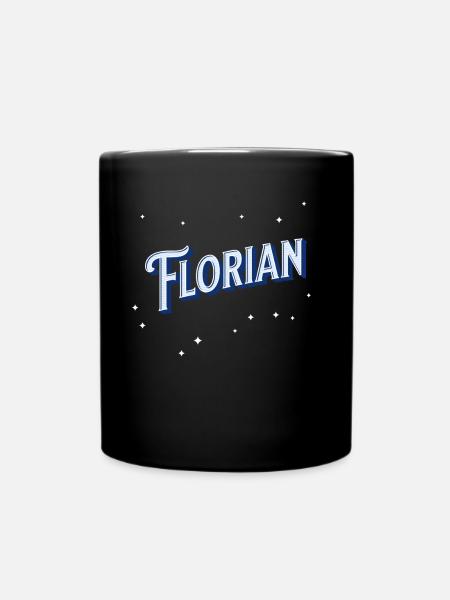 Le nom de Florian personnalisé - Mug uni - noir