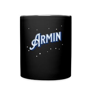 Armin's name personalized - Full Colour Mug - black - Front