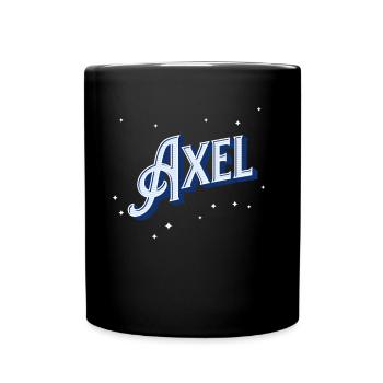 Nom Axel personnalisé - Mug uni - noir - Devant