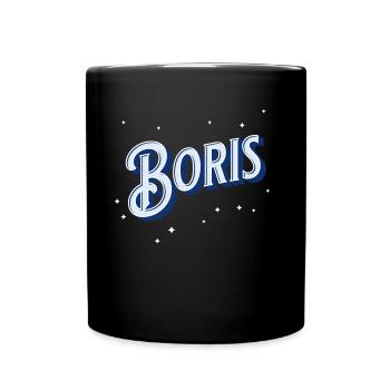 Boris' name personalized - Full Colour Mug - black - Front