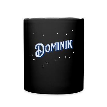 Dominik Namen personnalisé - Mug uni - noir - Devant