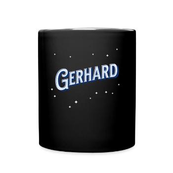 Le prénom de Gerhard personnalisé - Mug uni - noir - Devant
