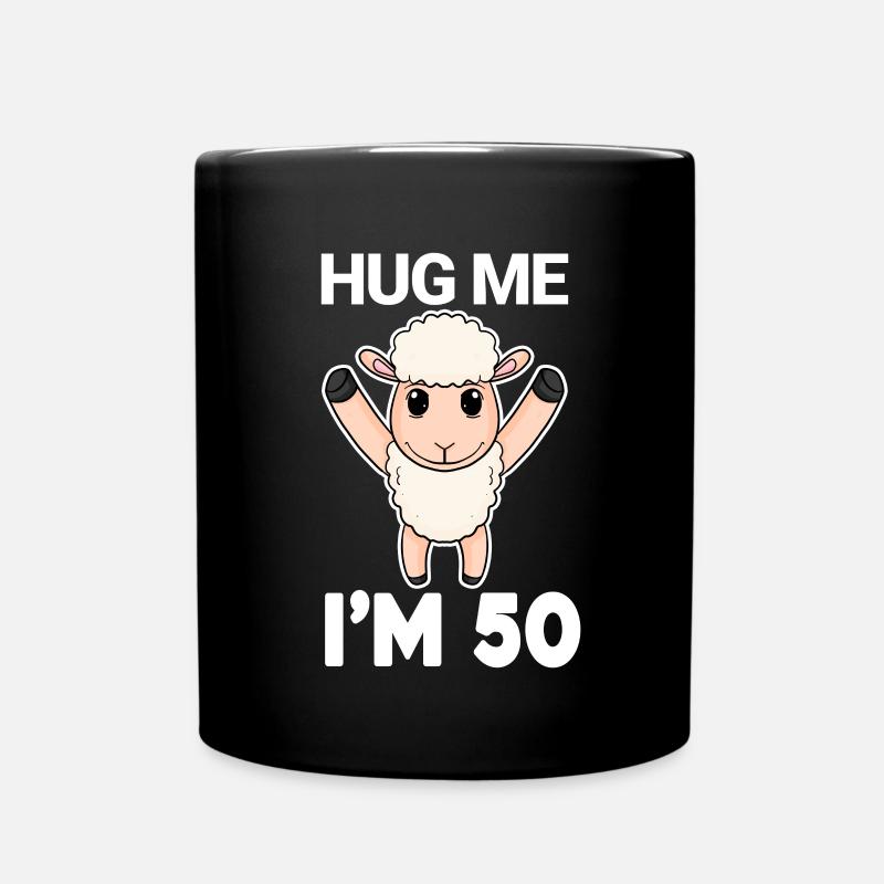 50 ans - 50 ans - câlin - Mug uni - noir