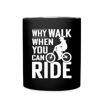 Cyclist Life Cycling Race Cyclocross Liebha - Full Colour Mug - black - Front