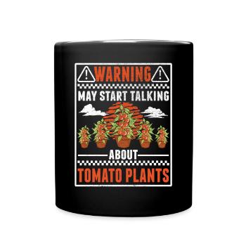Tomate Cadeau Tomate Grower Tomates - Mug uni - noir - Devant