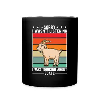 Chèvres Cadeau Chèvre Hôte Chèvre - Mug uni - noir - Devant