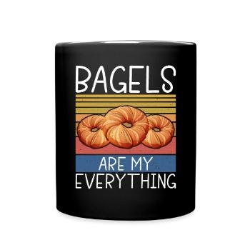Cadeaux Bagel Bagel Lover - Mug uni - noir - Devant