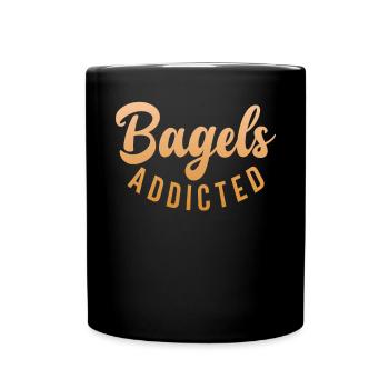 Cadeaux Bagel Bagel Lover - Mug uni - noir - Devant