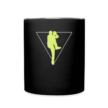 Baseball Logo - Mug uni - noir - Devant