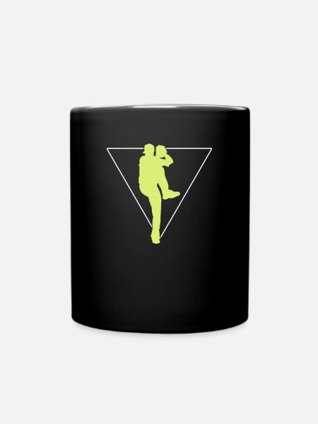 Baseball Logo - Tasse einfarbig - Schwarz