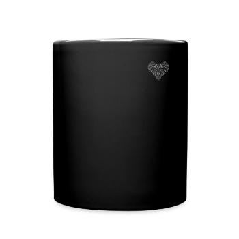 Guitar Heart Guitar Player Guitarist Guitar Musici - Tasse einfarbig - Schwarz - Vorne