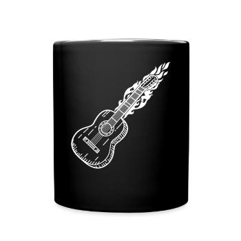 Guitare Musicien Guitariste Guitare Musique Guitare - Mug uni - noir - Devant