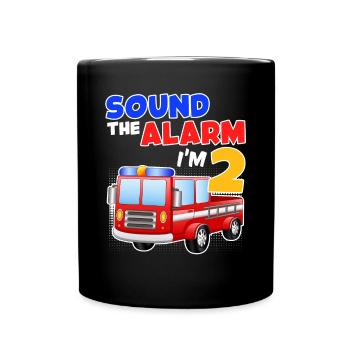 2ème anniversaire garçon 2 ans - Mug uni - noir - Devant