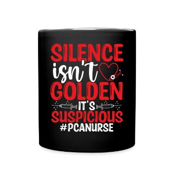 L’infirmière de PCA est une assistante de soins suspecte - Mug uni - noir - Devant