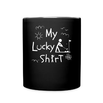 Jeu de golf golfeur balle de golf drôle golfeur - Mug uni - noir - Devant