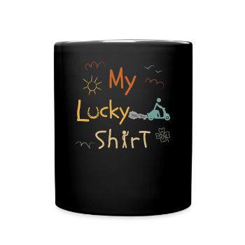Scooter Rider Mobylette Scooter Driver Vintage - Mug uni - noir - Devant