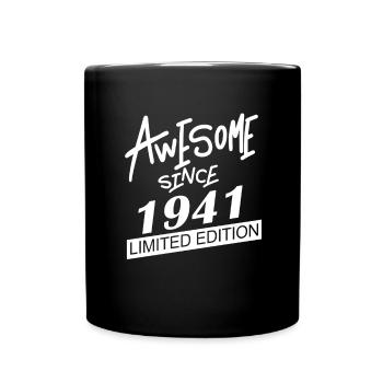 1941 - Jahrgang 1941 - Fantastisch seit 1941 - Tasse einfarbig - Schwarz - Vorne