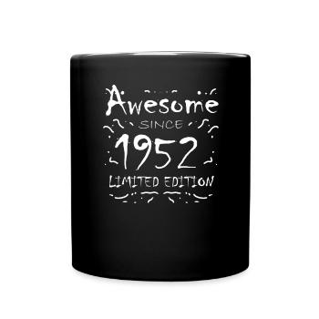 1952 - Jahrgang 1952 - Fantastisch seit 1952 - Tasse einfarbig - Schwarz - Vorne