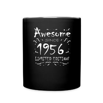 1956 - Jahrgang 1956 - Fantastisch seit 1956 - Tasse einfarbig - Schwarz - Vorne