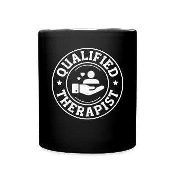 Counceling Therapist - Tasse einfarbig - Schwarz - Vorne