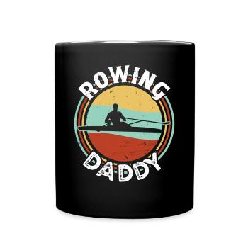 Aviron Aviron Papa Aviron Aviron Kayak Aviron Canoë - Mug uni - noir - Devant