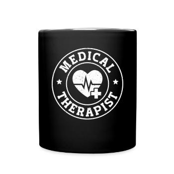 Massothérapie de soins de santé - Mug uni - noir - Devant