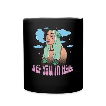 Rendez-vous à Hell Mermaid Smoke - Mug uni - noir - Devant