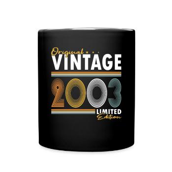 Millésime 2003 Original Millésime 2003 - Mug uni - noir - Devant