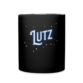 Nom Lutz personnalisé - Mug uni - noir - Devant