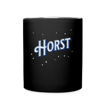Horst Namen personalisiert - Tasse einfarbig - Schwarz - Vorne