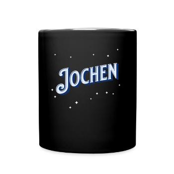 Jochen Namen personalisiert - Tasse einfarbig - Schwarz - Vorne