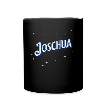Joshua's name personalized - Full Colour Mug - black - Front