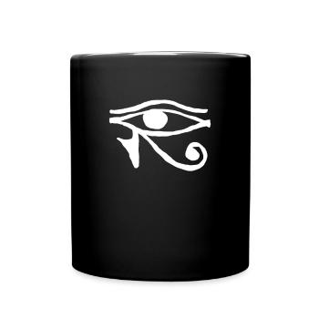 Egypt Ancient Symbol Udjat - Full Colour Mug - black - Front