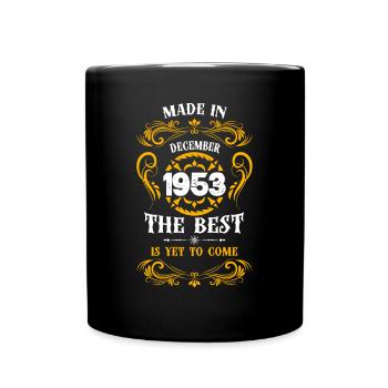 Made In January 1953 The Best - Tasse einfarbig - Schwarz - Vorne